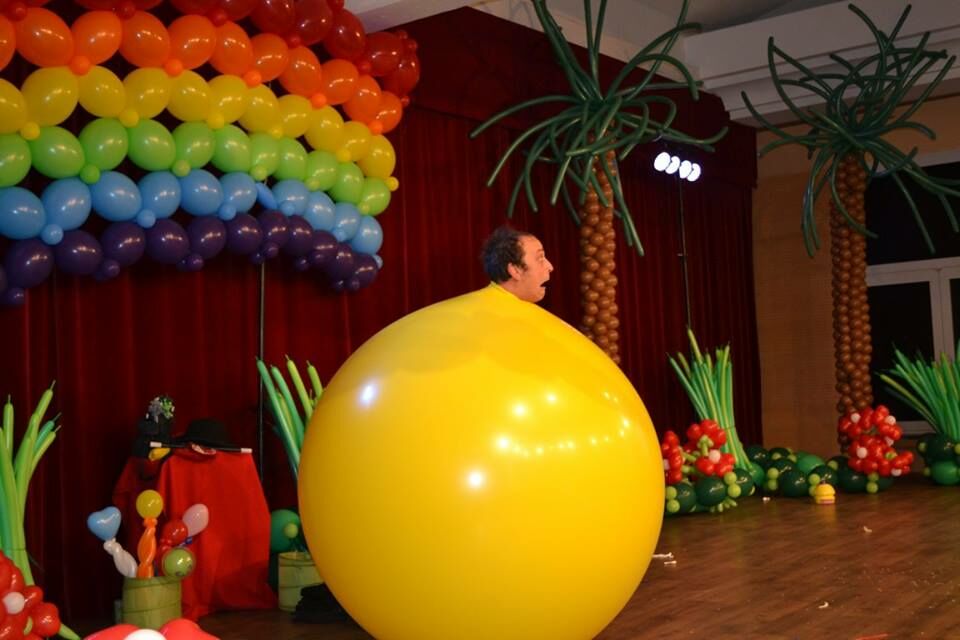 in the balloon