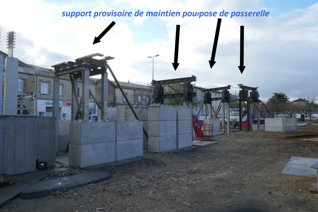 support provisoire de maitien pour passerelle (5)