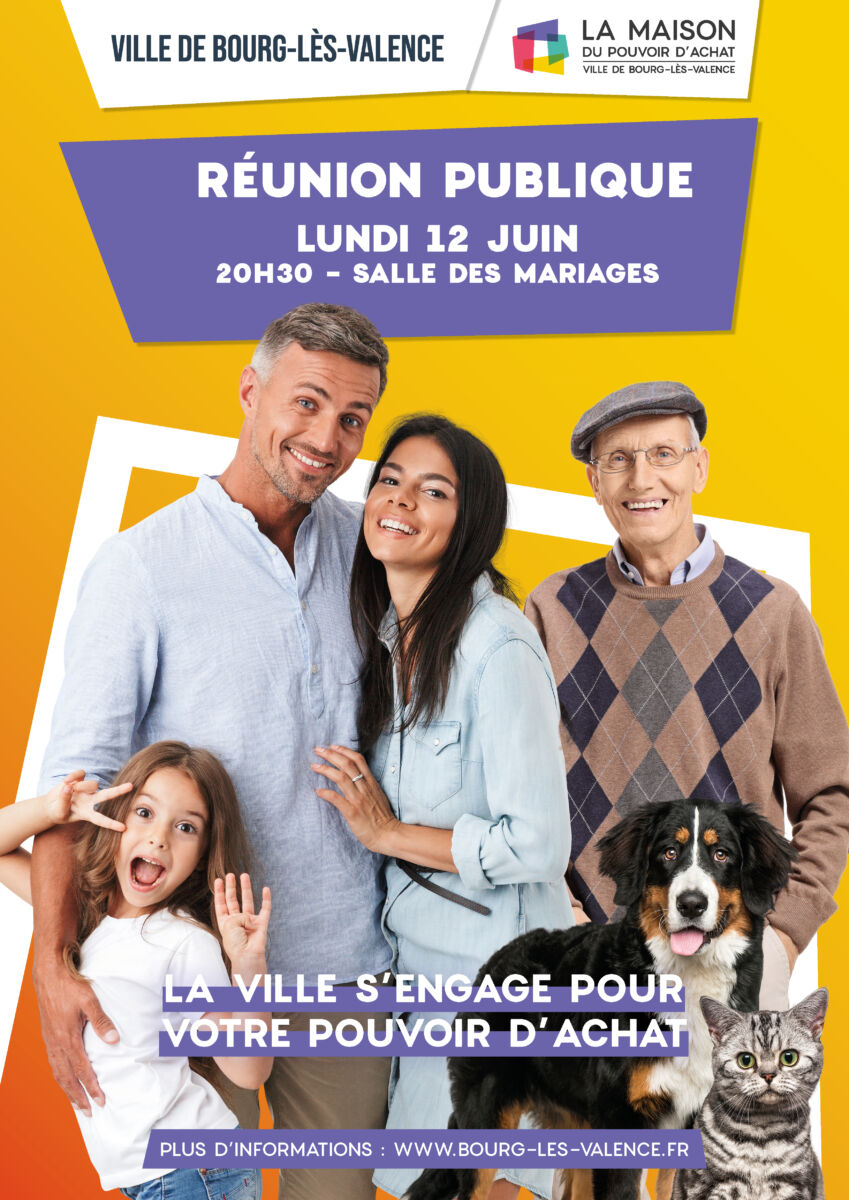 Réunion publique : Maison du Pouvoir d’Achat
