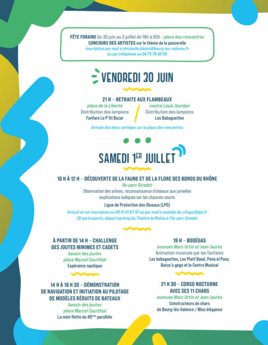 Programme fêtes du Rhône 2023-2