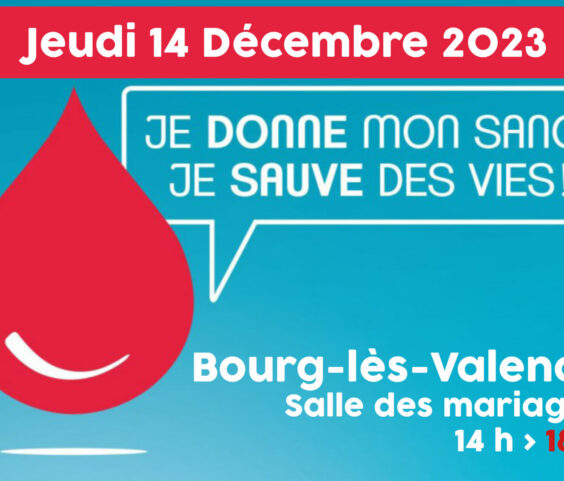 Don du sang décembre 2023