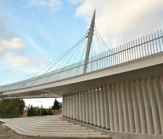 Time-lapse de la passerelle VILLE DE BOURG LÈS VALENCE