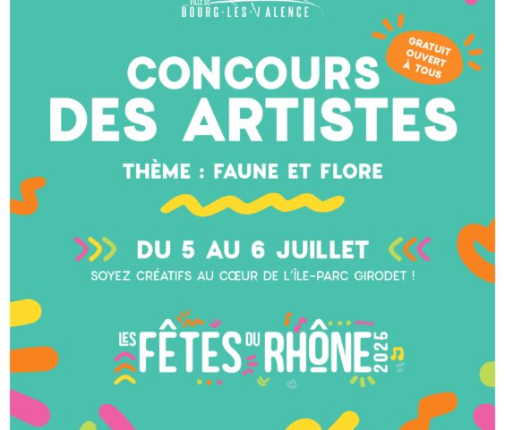 Participez au Concours des Artistes – Fêtes du Rhône 2025