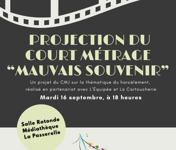 Projection officielle du court-métrage « Mauvais souvenir »