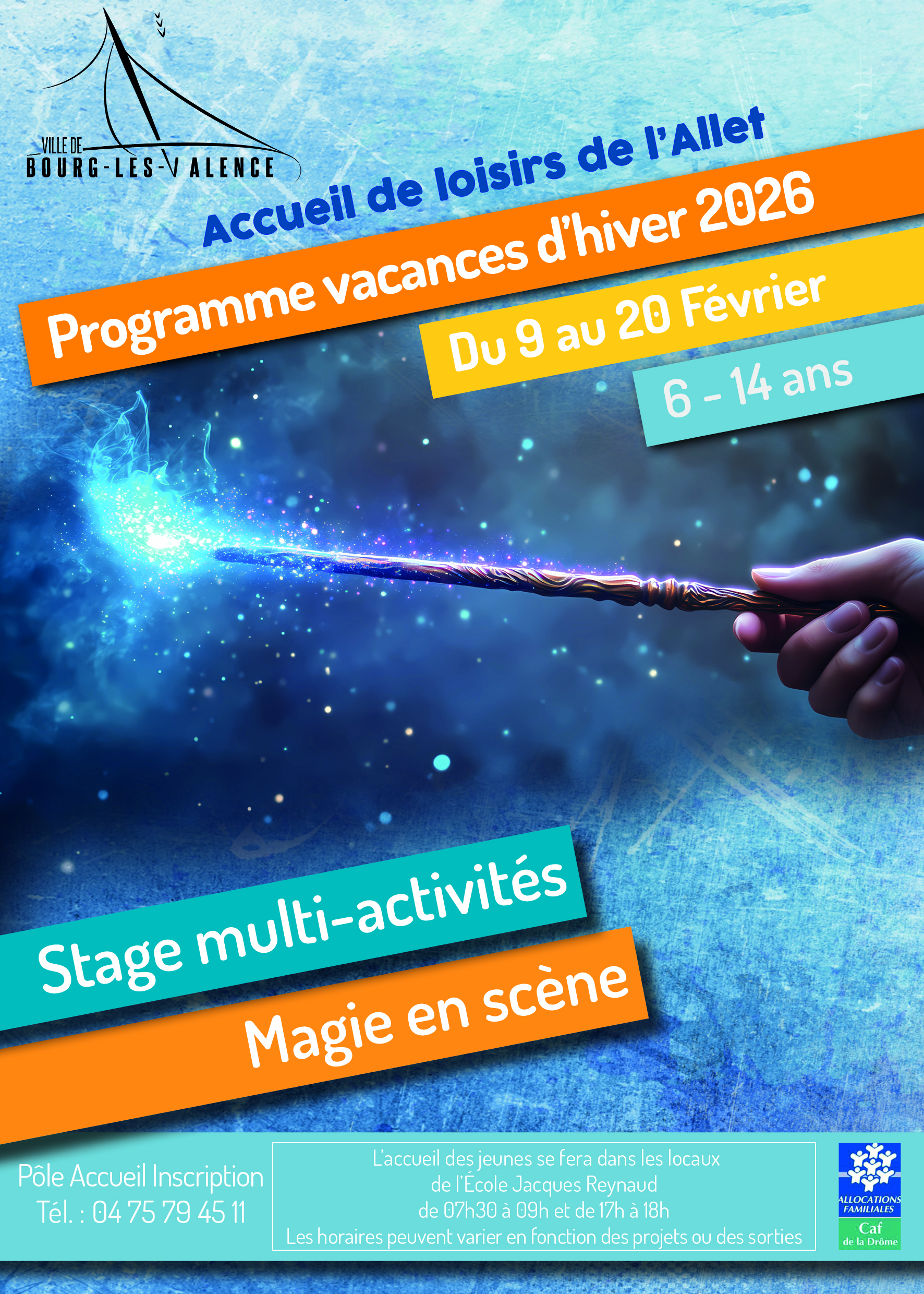 Inscription Accueil de loisirs de L’Allet vacances d’Hiver 2026