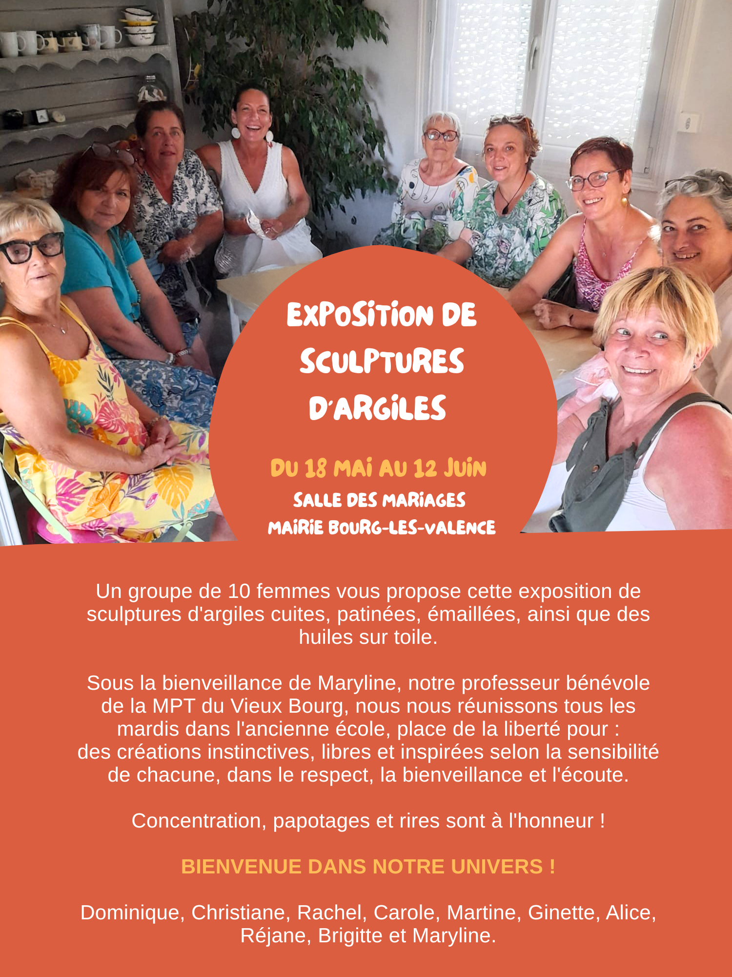 Exposition de sculptures d’argiles avec la MPT du Vieux Bourg (1)