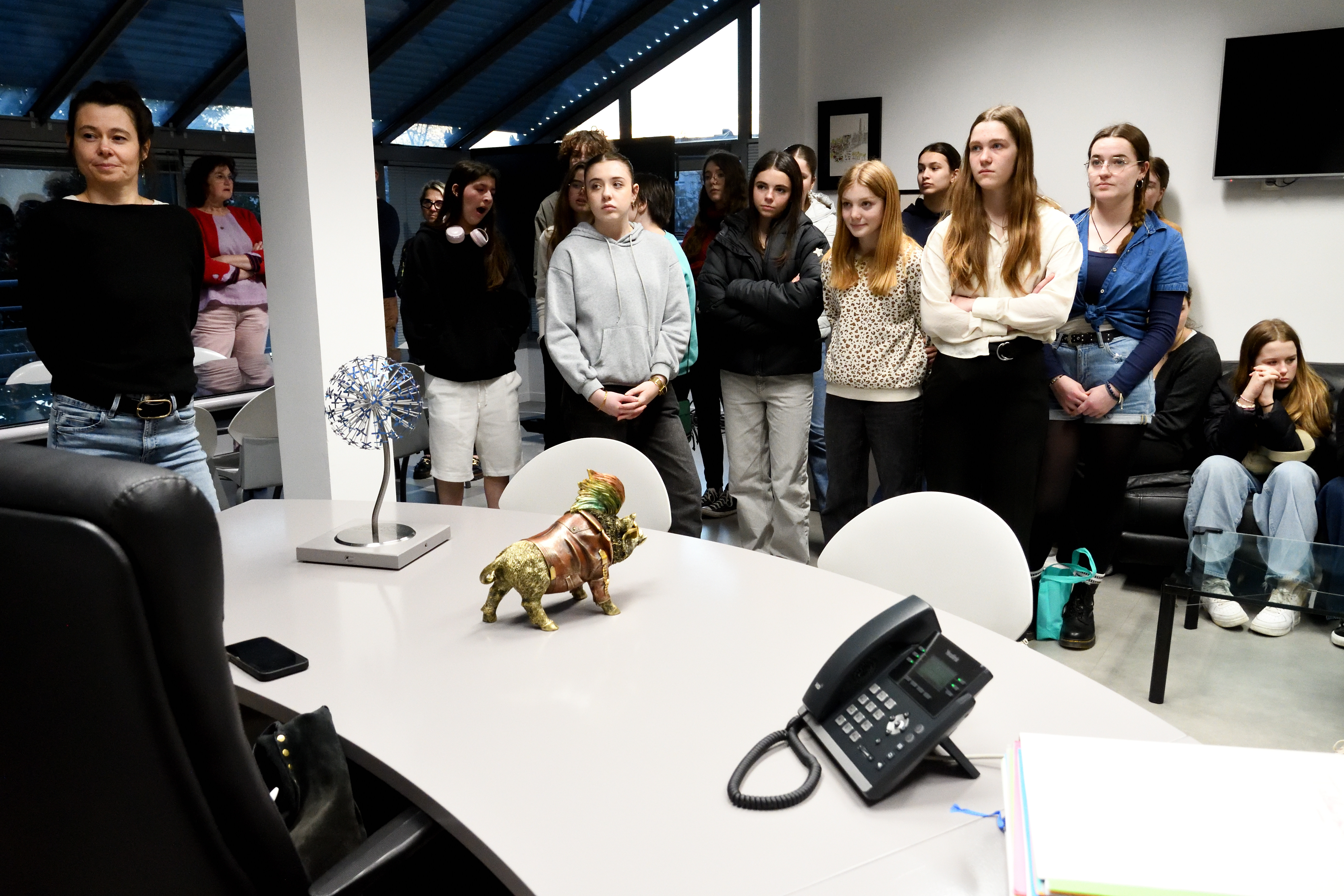 ENCONTRE JEUNES ALLEMANDS EN VISITE AU VALENTIN 25.02 (25)