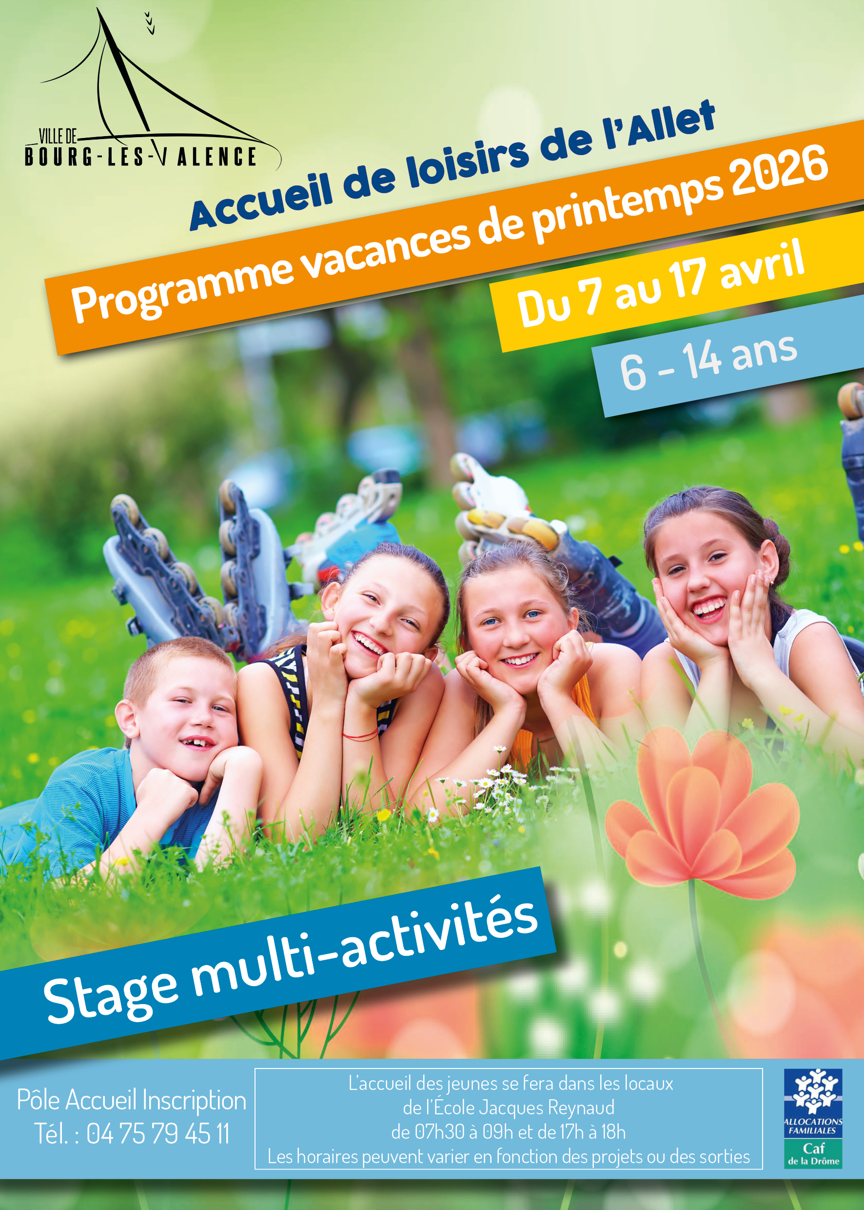 Inscription Accueil de loisirs de L’Allet vacances de printemps 2026