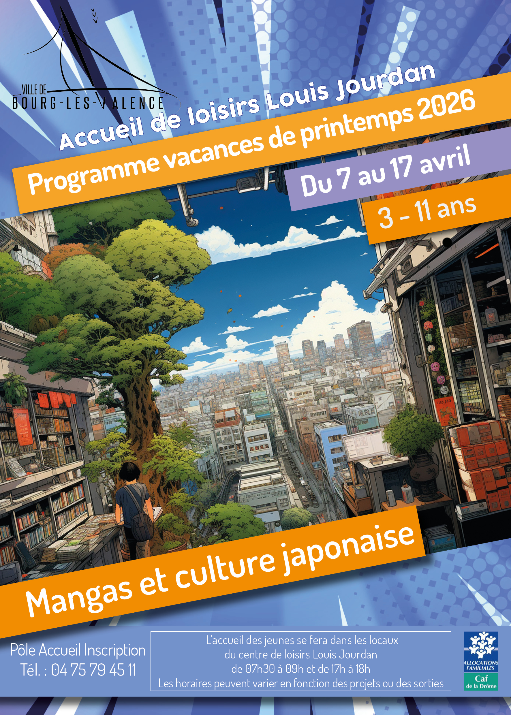 Inscription Accueil de loisirs ados vacances de printemps 2026