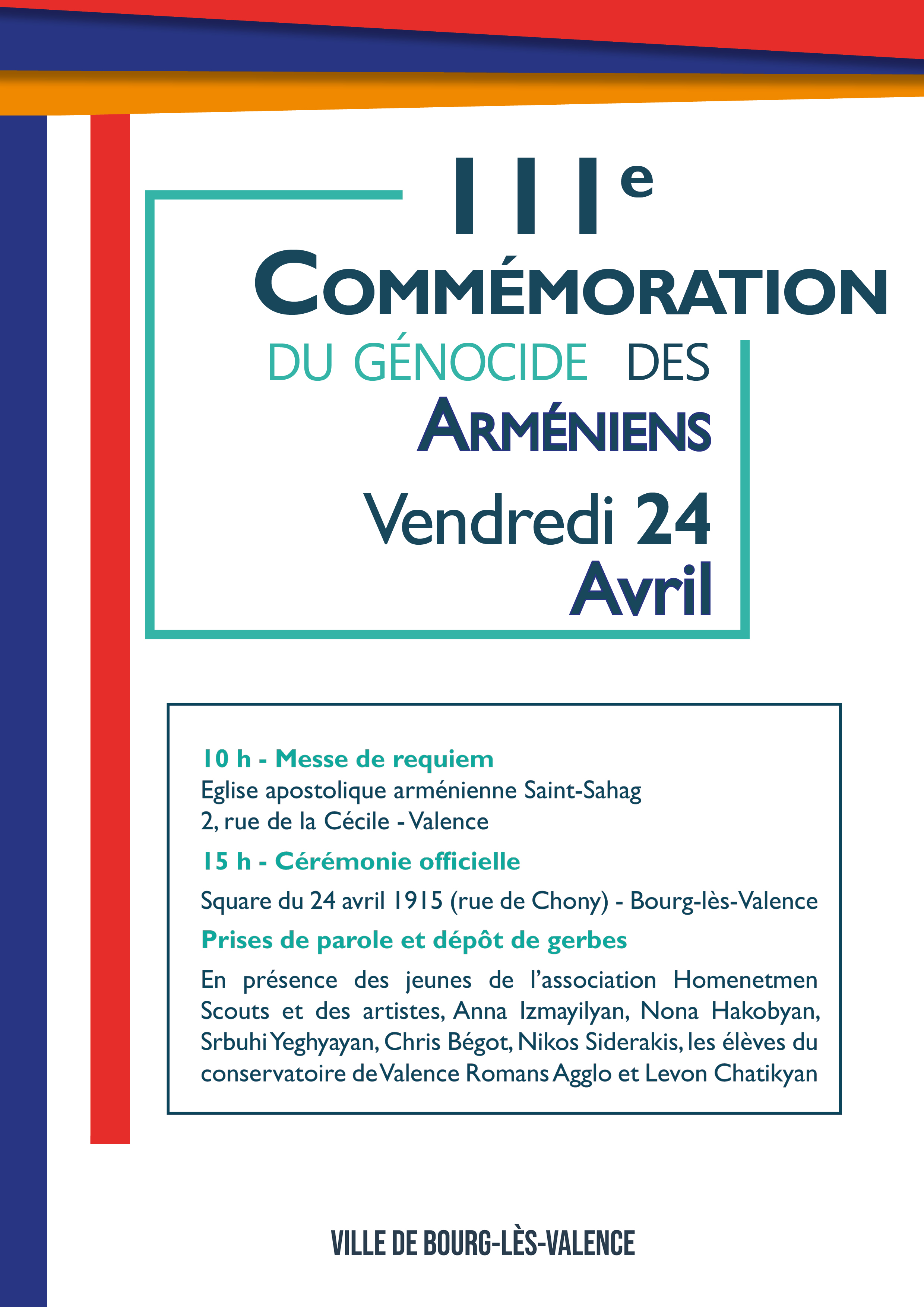 affiche genocide arménien