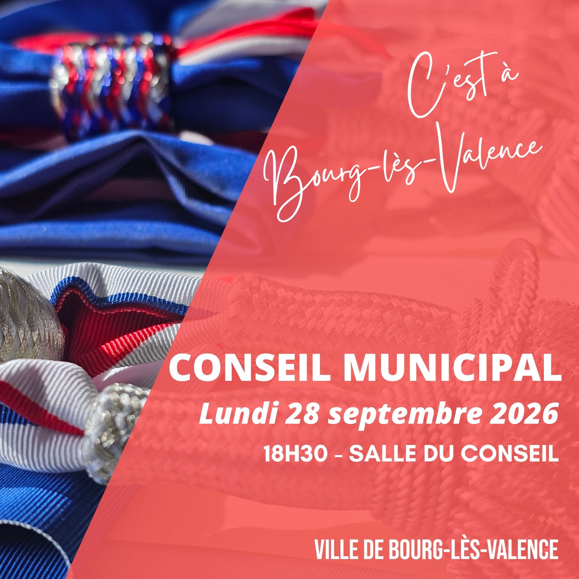 Conseil Municipal du lundi 28 septembre 2026
