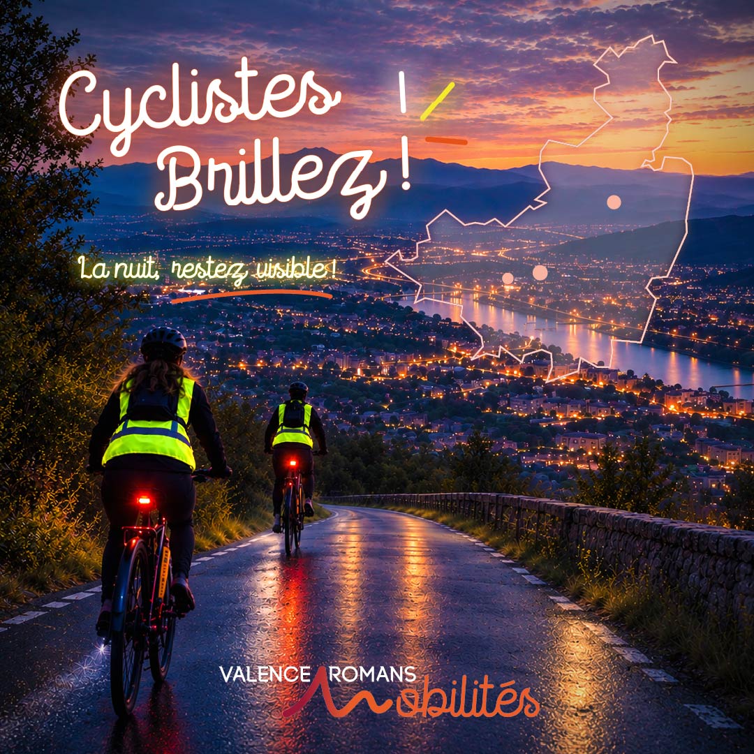 Cyclistes, brillez ! : une action de sensibilisation à la sécurité à vélo
