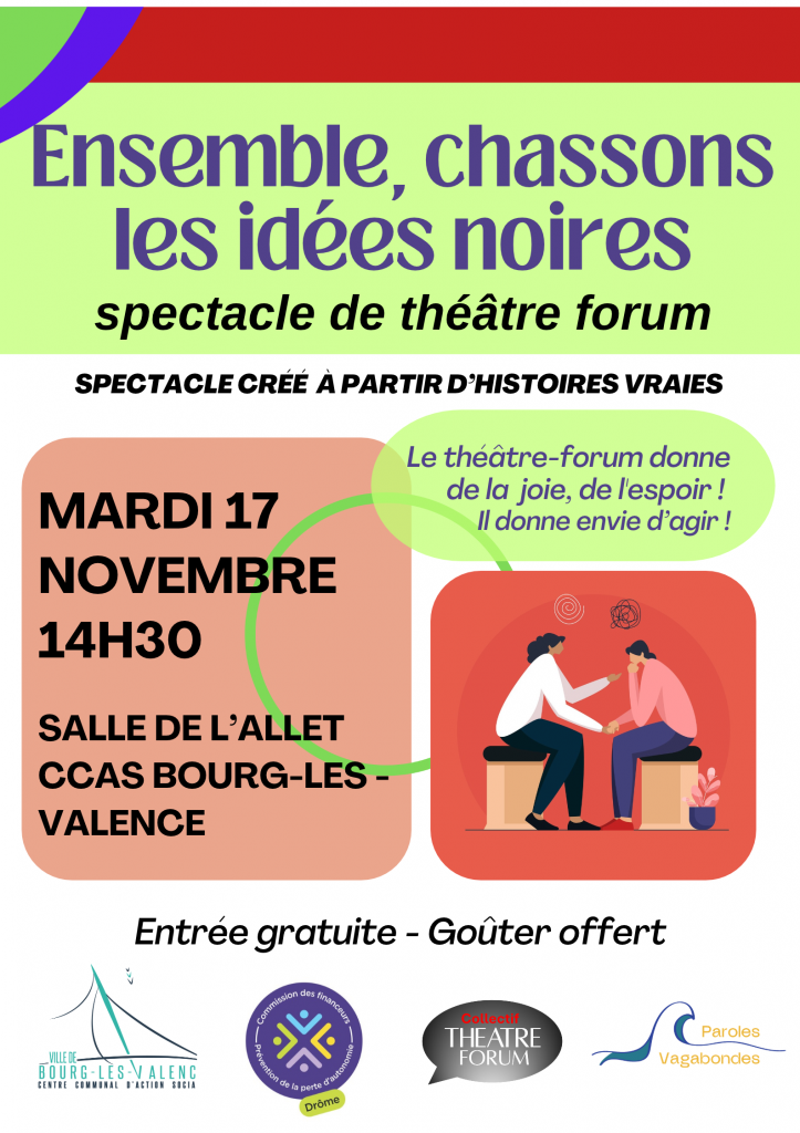 Spectacle « Ensemble, chassons les idées noires »